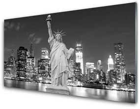 Akril üveg kép Szobor New York 120x60 cm 2 fogas