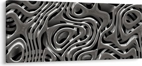 Kép - Fémes absztrakció (120x50 cm)