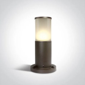 ONE LIGHT 67100-BR TUBE LIGHTS Modern Kültéri Állólámpa Barna, Rozsdás E27 IP44