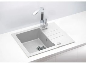 ALVEUS 1090947 - Mosogató ROCK 59,5x47,5 cm gránit/fehér