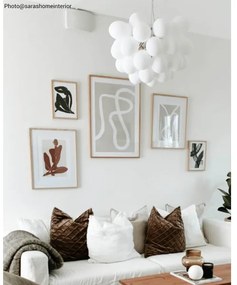 ByRydens 4200440-5002 - Csillár zsinóron GROSS 8xG9/4W/230V fehér