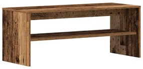 antik hatású szerelt fa TV-szekrény 100 x 40 x 40 cm