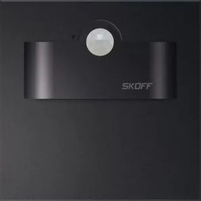 Skoff TANGO SHORT PIR 120º MN-TAN-D-H-1-ML-ML-01 Beépíthető lépcsőházi lámpa 1x2,4W/LED 3000K IP20