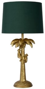 Lucide 10505/81/02 - Asztali lámpa COCONUT 1xE27/60W/230V arany/zöld