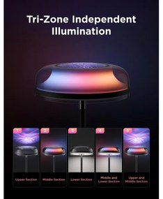 Govee-LED RGBICWW Fényerőszabályozható állólámpa UPLIGHTER MATTER LED/24W/230V Wi-Fi