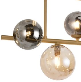 Zuma Line MX5918-4-EGN - Csillár rúdon VILLA 4xG9/3,5W/230V arany