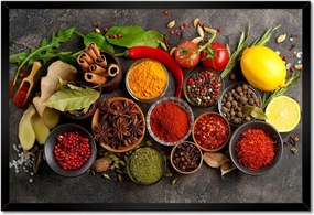 Poszterek keretben 60x40 Rusztikus Fűszerek