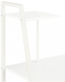 fehér íróasztal polcrendszerrel 102 x 50 x 117 cm