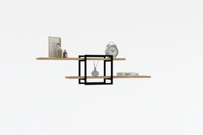 Fali polc Mone - Sapphire Oak
