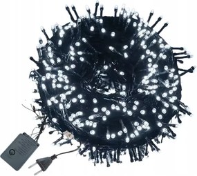 Karácsonyfa fényfüzér 300 Led 22m hideg fehér