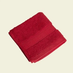 piros luxus pamut törölköző 30x30 cm 2 db