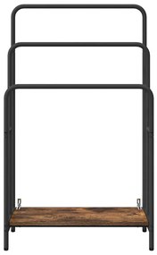 Ruhaszárító polcokkal Füstölt tölgy 60 x 30 x 100.5 cm Faanyag