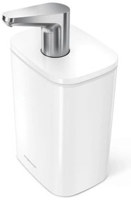 Fehér acél szappanadagoló 473 ml Pulse – simplehuman