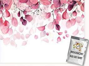 Fotótapéta Levelek Lógó Rózsaszín Hálószoba Nappali Tapéta Flizelina 150x105