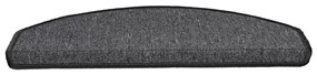 10 db antracitszürke lépcsőszőnyeg 65x24x4 cm