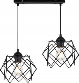 Mennyezeti Lámpa Lógó Csillár Díszléc Fekete Loft Asztal Felett Sziget Konyha