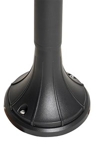 Klasszikus kültéri lámpa fekete 125 cm IP44 - Daphne