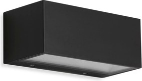 Briloner Telefunken Led kültéri fali lámpa 6W, 600lm, fekete, 18,5cm