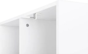 DOVARO fehér könyvespolc