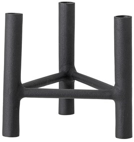 Deeb fekete alumínium gyertyatartó, magasság 20 cm - Bloomingville