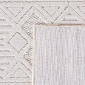 Krémszínű kültéri-beltéri futószőnyeg 80x150 cm Doha 1652 Cream – Ayyildiz Carpets