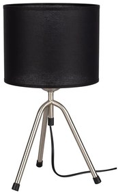 Aldabra Tami asztali lámpa E27-es foglalat, 1 izzós, 60W szatén-fekete