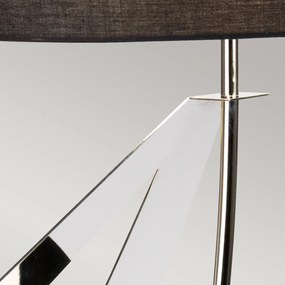 Elstead modern asztali lámpa ribbon fekete nikkel elsribbon-tl