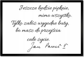 Poszterek keretben 60x40 Idézet JP2 Jpii