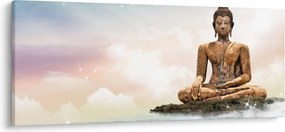 Kép - Buddha vigyáz a földre (120x50 cm)