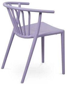 Levendula színű műanyag kerti szék Capri – Bonami Essentials