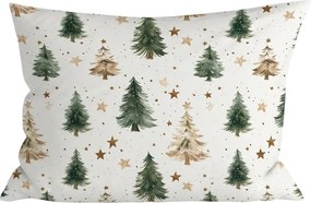 Pamut párnahuzat CHRISTMAS FOREST 50x70 cm, színes