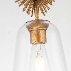 Elstead lighting klasszikus függeszték staring átlátszó arany elsstaring-mpdgclear