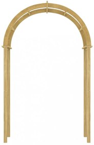 impregnált tömör fenyőfa boltív 141 x 97 x 243 cm
