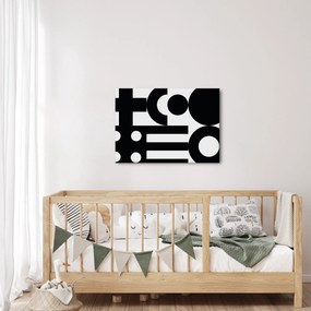 Kép - Geometriai absztrakció N⁰3 (70x50 cm)