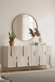 Nota 150 - White, Travertine, Silver