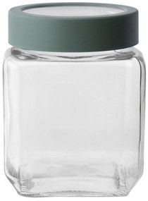 Altom Üveg szögletes doboz fedéllel 500 ml, zöld, 500 ml