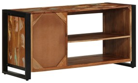 Cipőpad Többszínű 100x40x50 cm Tömör újrahasznosított fa
