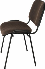 Irodai szék, barna, ISO NEW