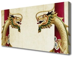 Vászonfotó sárkány Art 100x50 cm