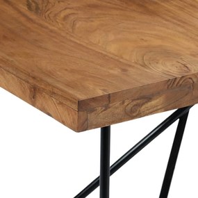 Tömör akácfa étkezőasztal 180 x 90 x 76 cm