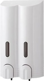 Modern fürdőszobai adagoló dupla rekesz stílusos design Fehér