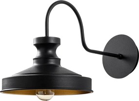 Berceste 182BLACK-A fekete fém falilámpa