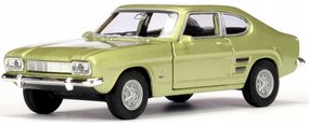 Fém autó modell - Nex 1:34 - 1969 Ford Capri türkiz: arany
