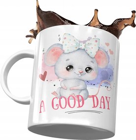 Egér bögre Aranyos Ajándék Nyomtatott Fotóval