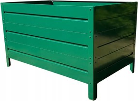Magasított kerti ágyás 120x70x60cm acél 1mm Zöld Ptf Lengyel