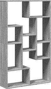 vidaXL szürke sonoma színű szerelt fa könyvespolc 72 x 20 x 120,5 cm