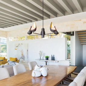 ELSTEAD QN-REN5 REN Modern Csillár Fekete, Arany G9 IP20