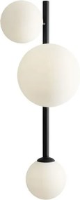 Aldex DIONE BLACK 1092Y1 Fali lámpa 1x60W/E14+2x40W/E27