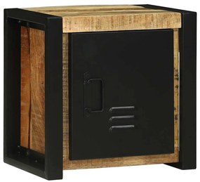 Fürdőszoba bútor szett polcokkal 4 pcs Barna Tömör Mangófát