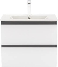 Vario Forte 60 alsó szekrény mosdóval antracit-fehér